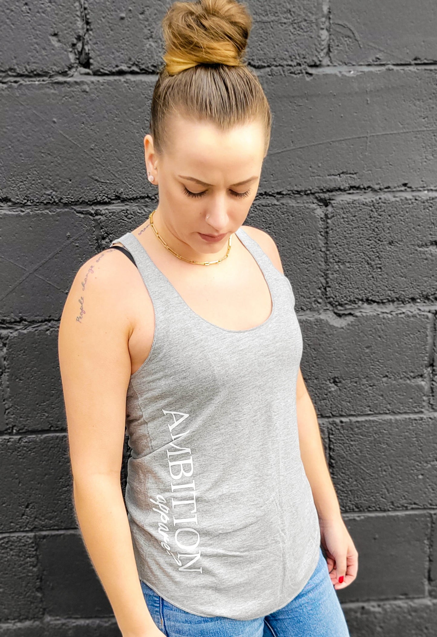 Ambition Tank in Grey